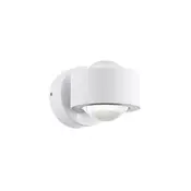 Eglo Treviolo spoljna zidna lampa/2, led, 3w, 900lm, ip44, liveni aluminijum/belo/ staklo