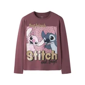 NAME IT Majica NKFADARA STITCH safir / zlata / mauve / sivka