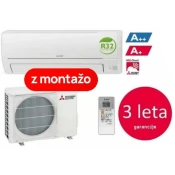 MITSUBISHI klimatska naprava MSZ-HR35VFK + montaža