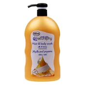 Gel za prhanje in šampon 2v1 medeno mleko z izvlečkom aloe vere Naturaphy 1000ml 30291