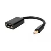 E-GREEN Adapter Mini Display port (M) - Display Port (F) crni