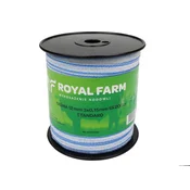shumee Trak, za energizer 12 mm, 3x0,15 mm SS belo-moder 200m, Royal Farm