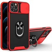 MCTR8-XIAOMI Poco X3 Pro Futrola Magnetic Defender Silicone Red