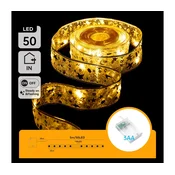 Aigostar - LED lanac 50xLED/3xAA 5m topla bela zlatna