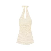 Cropp - Mini haljina vezivanjem - white
