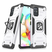 Wozinsky Ring Armor ovitek s funkcijo stojala in držala za Samsung Galaxy A71 5G