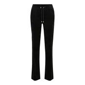 Juicy Couture Tall Hlače TINA črna/srebrna