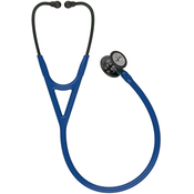 3M Littmann Cardiology IV Stetoskop, Navy Blue, High Polish Smoke-Finish, Blue Stem
