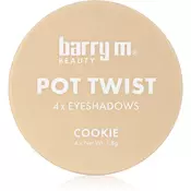 Barry M Pot Twist kremasto senčila za oči odtenek Cookie 4x1.8 g