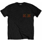 AC/DC Unisex majica Hard As Rock Black (Back Print) XXL