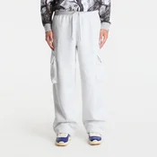 Superge Jordan Brooklyn Mens Oversized Fleece Cargo Pants Neutral Grey/ Htr/ Lt Smoke Grey M