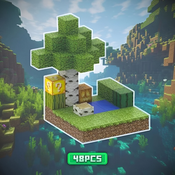 Magnetne minicraft kocke (48 kom) | MAGCRAFTI