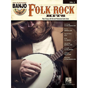FOLK ROCK HITS PLAY ALONG BANJO 5-STRING +CD