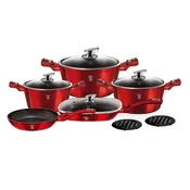 Berlingerhaus Set posod BH-7142 11 ks Burgundy Metallic Line