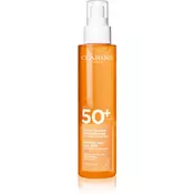 Clarins Meglica za sončenje za telo SPF 50+ Glowing (Meglica za sončenje za telo) 150 ml