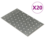 vidaXL Perforirane ploce 20 kom 2 mm 200 x 120 mm od pocincanog celika