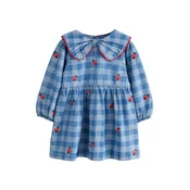 Next Obleka moder denim/svetlo modra/rdeča/črna