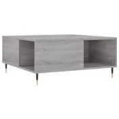 Vidaxl Klubska mizica 80x80x36,5 cm inženirski les