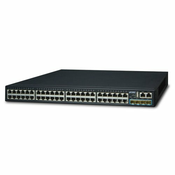 PLANET SGS-6341-48T4X mrežni prekidač Upravljano L3 Gigabit Ethernet (10/100/1000) 1U Crno