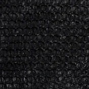 Vidaxl Senčno jadro 160 g/m2 črno 4x4x5,8 m HDPE