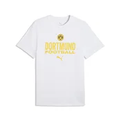 PUMA Borussia Dortmund ftblCulture Tee Men, Sports, White/Faster Yellow, XL