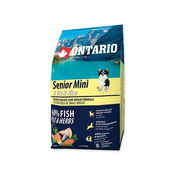 Ontario hrana za pse Senior Mini 7 Fish & Rice 2,25kg