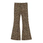 WE Fashion Hlače Meisjes svetlo bež/rjava/črna