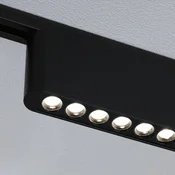 Paulmann URail LED-železniška svetilka Zelos, črna, 4.000 K, 37 cm - Dnevna soba/jedilnica - Sodobni - matno črna - Aluminij