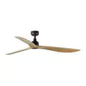 FARO 34360WT - plafonski ventilator OUTWOOD L, braon/crna, precnik 150 cm, WT, IP44, sa daljinskim upravljacem