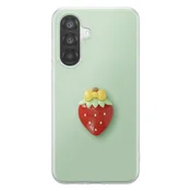 AVIZAR Ovitek za Galaxy A56 s 3D motivom jagode in dvignjenim robom, Zelena, (5000275194)