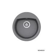 Schock Granitna ugradna sudopera Manhattan R100, 47x49cm, Siva