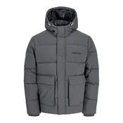 JACK & JONES Zimska jakna JORNORREBRO temno siva