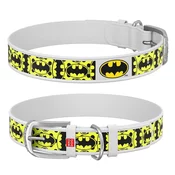 WAUDOG Usnjena ovratnica Batman DC COMICS bela, Bela 18-24 cm, širina: 9 mm