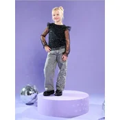 Sinsay - Wide leg farmerke - antracitne farmerke