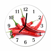 tulup.si Steklena okrogla ura Chilli fi 30 cm