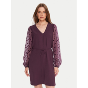 Vero Moda Cocktail obleka Alva 10337473 Vijolična Regular Fit
