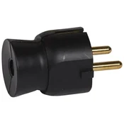 50177 VTIČ 2P+E 16A RAVNI ČRNI LE050177