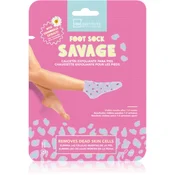 IDC Institute Foot Sock Savage vlažilna maska za noge 1 kos