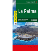 shumee La Palma 1:40.000. Cestni in turistični zemljevid. Objavljeno 2024. Freytag & Berndt