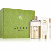 Gucci Guilty pour Femme Poklon kozmeticki kompleti, Darceková sada parfumovaná voda 90ml + parfumovaná voda 10ml + telové mlieko 50ml