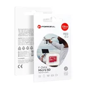 FORCELL microSD kartica 128 GB, razred U3, hitrost 10, Forcell F-Data, rdeča