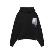 Pull&Bear Majica svetlo siva/temno siva/črna
