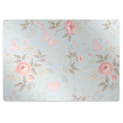 Decormat Podloga za pisalni stol Roses and butterflies 140x100 cm 15 cm