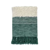 Malagoon Posteljna pregrinjala Tribal green throw Zelena