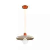 Lestenec na vrvici LITO 1xE27/15W/230V bež/meden