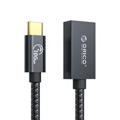 Orico CAF31 OTG adapter kabel USB-C na USB-A 3.1 Gen 2, 10Gbps, 30cm, črn