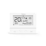 TECH-KONTROLERJI WG.11.0431 Dvostopenjski sobni regulator (stekleni sprednji panel) ST-292 v3 TECH Kontrolerji Ožičeni Beli