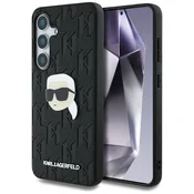 Karl Lagerfeld KARL LAGERFELD etui za SAMSUNG S25 Plus KLHCS25MPGKLKIPK (PU Monogram K. Head Pin) črn