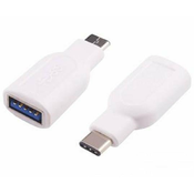PremiumCord Adapter USB-C/male - USB3.0 A/female, OTG, bel