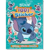 Disney Stitch: 1001 Sticker - Stickern - Rätseln - Ausmalen